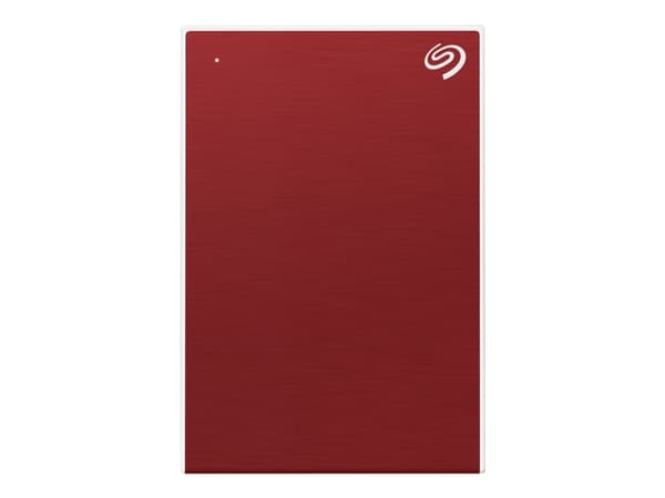 Seagate One Touch HDD STKB1000403 - Hårddisk - 1 TB - extern (bärbar) - USB 3.2 Gen 1 - röd - med 2 års Seagate Rescue Data Recovery