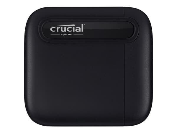 Crucial X6 - SSD - 2 TB - extern (portabel) - USB 3.1 Gen 2 (USB-C kontakt) - svart