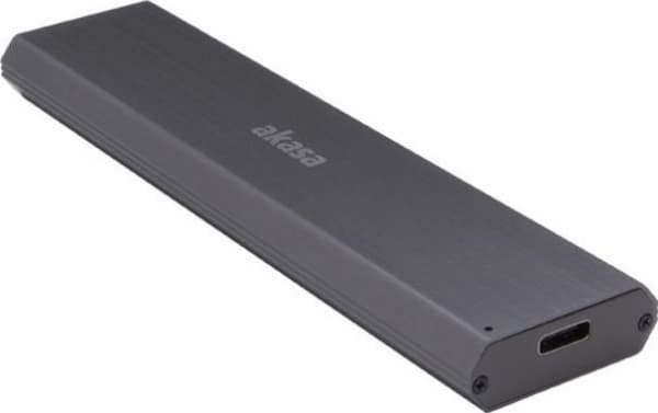 Akasa AK-ENU3M2-04, SSD-kabinett, M.2, Serial ATA III, 10 Gbit/s, USB-tilkobling, Grå