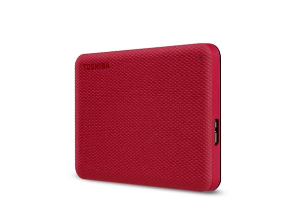Toshiba Canvio Advance - Harddisk - 1 TB - ekstern (bærbar) - 2.5" - USB 3.2 Gen 1 - rød