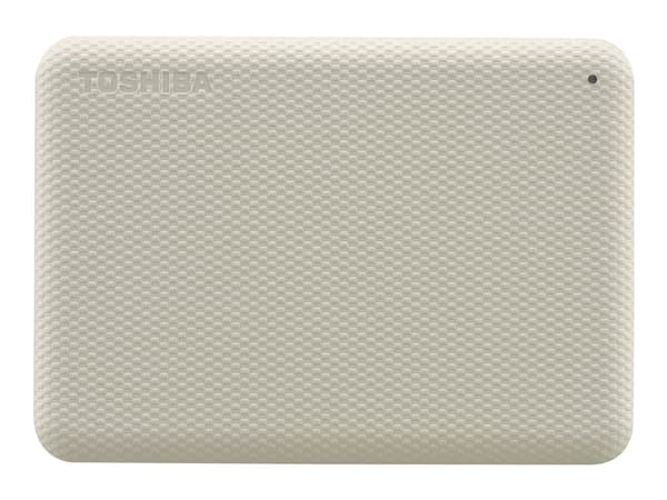 Toshiba Canvio Advance - Harddisk - 4 TB - ekstern (bærbar) - 2.5" - USB 3.2 Gen 1 - lys beige