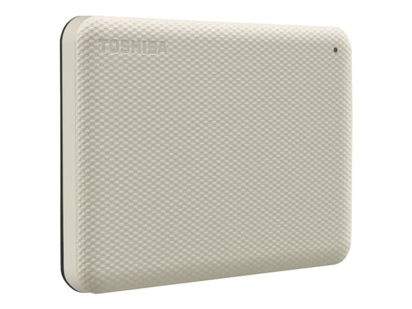 Toshiba Canvio Advance - Harddisk - 2 TB - ekstern (bærbar) - 2.5" - USB 3.2 Gen 1 - lys beige