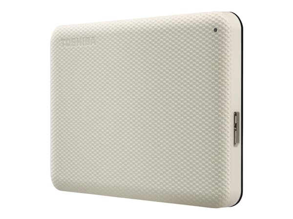 Toshiba Canvio Advance - Harddisk - 2 TB - ekstern (bærbar) - 2.5" - USB 3.2 Gen 1 - lys beige