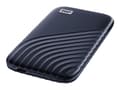 Miniatyrbilde 1 av 5: WD My Passport SSD WDBAGF0020BBL - SSD - kryptert - 2 TB - ekstern (bærbar) - USB 3.2 Gen 2 (USB-C kontakt) - 256-bit AES - midnattsblå