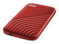 Miniatyrbild 3 av 5: WD My Passport SSD WDBAGF0020BRD - SSD - krypterat - 2 TB - extern (portabel) - USB 3.2 Gen 2 (USB-C kontakt) - 256 bitars AES - röd