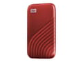 Miniatyrbild 1 av 5: WD My Passport SSD WDBAGF0020BRD - SSD - krypterat - 2 TB - extern (portabel) - USB 3.2 Gen 2 (USB-C kontakt) - 256 bitars AES - röd