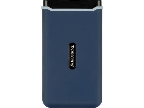 Transcend ESD370C - SSD - 1 TB - extern (bärbar) - USB 3.2 Gen 2 (USB-C stikforbindelse) - marineblå