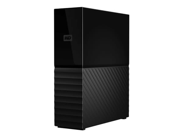 WD My Book WDBBGB0180HBK - Hårddisk - krypterad - 18 TB - extern (stationär) - USB 3.0 - 256-bitars AES - sort