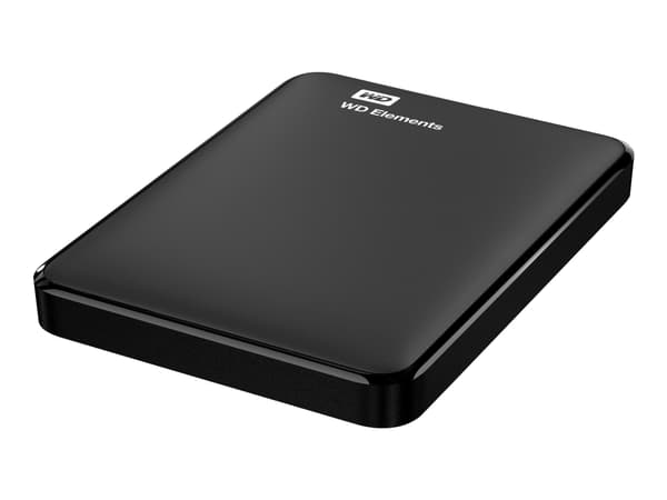 Western Digital WD Elements Portable, 1000 GB, 2.5", 3.2 Gen 1 (3.1 Gen 1), Musta