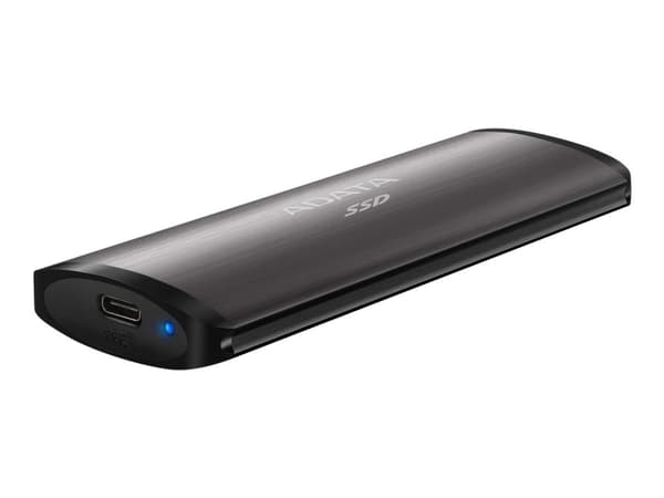 ADATA SE760 - SSD - 2 TB - extern (portabel) - USB 3.2 Gen 2 (USB-C kontakt) - svart