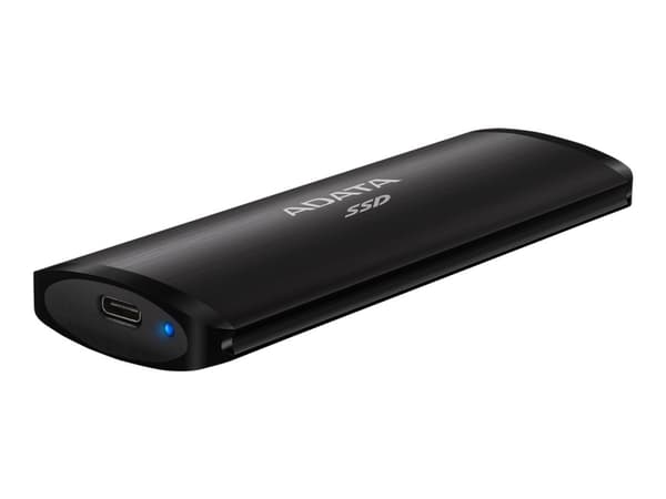ADATA SE760 - SSD - 2 TB - extern (portabel) - USB 3.2 Gen 2 (USB-C kontakt) - svart