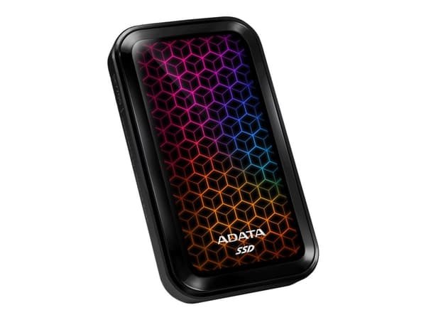 ADATA SE770G - SSD - 1 TB - extern (portabel) - USB 3.2 Gen 2 (USB-C kontakt) - svart