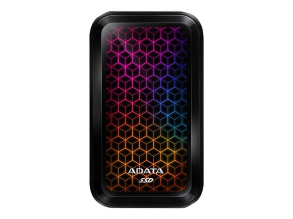 ADATA SE770G - SSD - 1 TB - extern (portabel) - USB 3.2 Gen 2 (USB-C kontakt) - svart