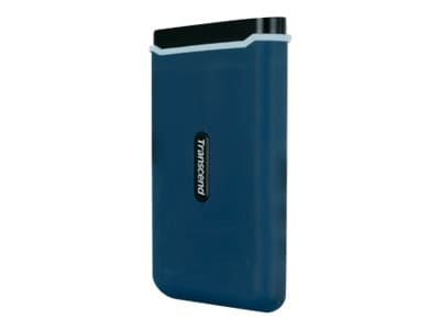 Transcend ESD350C - SSD - 250 GB - ekstern (bærbar) - M.2 - USB 3.1 Gen 2 - marineblå