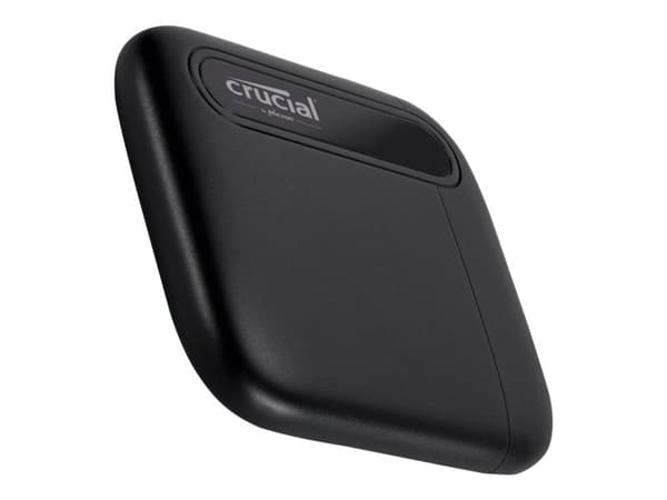 Crucial X6 - SSD - 500 GB - ekstern (bærbar) - USB 3.2 Gen 2 (USB-C kontakt)