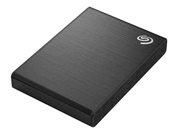 Seagate One Touch SSD STKG1000400 - SSD - 1 TB - ekstern (bærbar) - USB 3.0 (USB-C kontakt) - svart - med Seagate Rescue Data Recovery