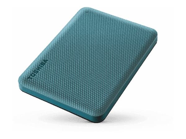 Toshiba Canvio Advance - Harddisk - 2 TB - ekstern (bærbar) - 2.5" - USB 3.2 Gen 1 - grønn