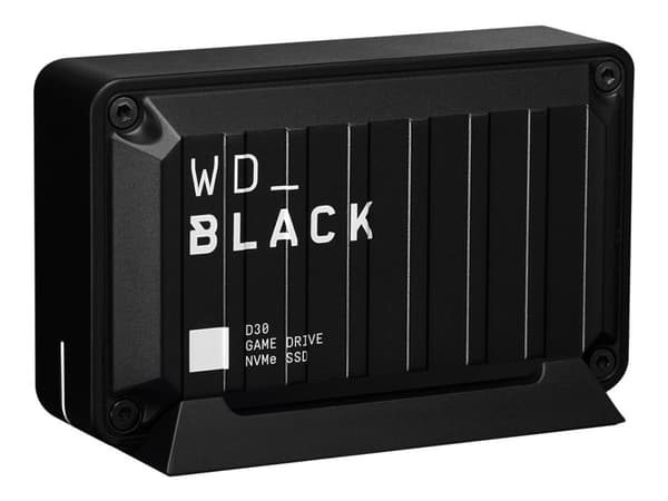 WD_BLACK D30 WDBATL0020BBK - SSD - 2 TB - ekstern (bærbar) - USB 3.0 (USB-C kontakt) - svart