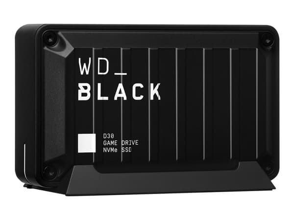 WD_BLACK D30 WDBATL0020BBK - SSD - 2 TB - ekstern (bærbar) - USB 3.0 (USB-C kontakt) - svart