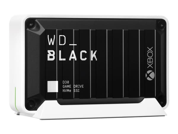 Western Digital WD_BLACK D30, 1000 GB, USB Type-C, 3.2 Gen 2 (3.1 Gen 2), Musta, Valkoinen