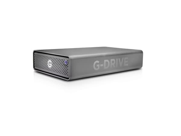 SanDisk Professional G-DRIVE PRO - Hårddisk - 4 TB - extern (stationär) - USB 3.2 Gen 1 / Thunderbolt 3 (USB-C stikforbindelse) - 7200 rpm