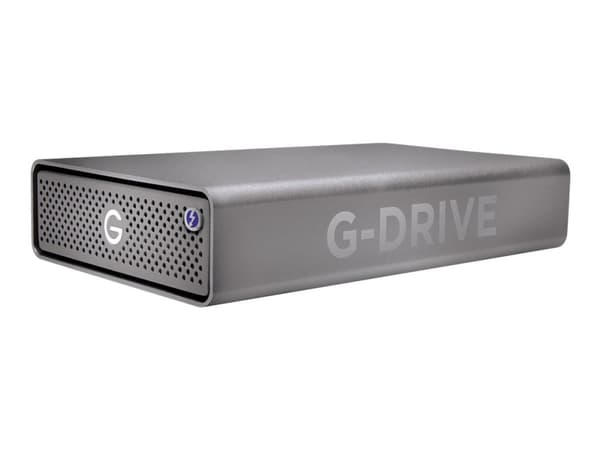 SanDisk Professional G-DRIVE PRO - Hårddisk - 4 TB - extern (stationär) - USB 3.2 Gen 1 / Thunderbolt 3 (USB-C stikforbindelse) - 7200 rpm
