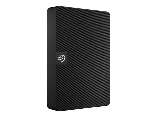 Seagate Expansion STKM4000400 - Hårddisk - 4 TB - extern (bärbar) - USB 3.0 - sort - med Seagate Rescue Data Recovery