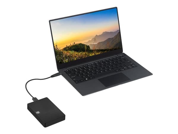 Seagate Expansion STKM5000400 - Kiintolevyasema - 5 TB - ulkoinen (kannettava) - USB 3.0 - musta - Seagate Rescue Data Recovery -ohjelmiston kanssa