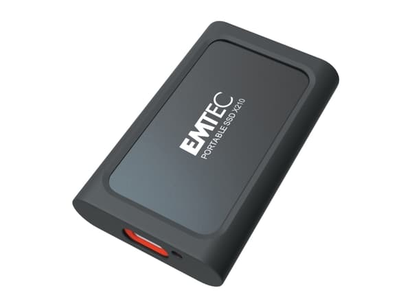 EMTEC X210 - SSD - 128 GB - extern (bärbar) - USB 3.2 Gen 2 (USB-C stikforbindelse)