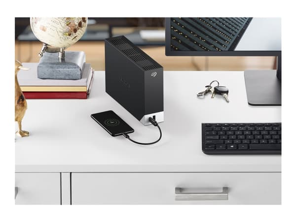 Seagate One Touch Desktop, 20000 GB, 3.2 Gen 1 (3.1 Gen 1), Musta