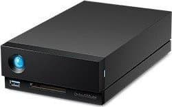 LaCie 1big Dock STHS20000800 - Harddiskarray - 20 TB - 1 brønner (SATA-600) - HDD 20 TB x 1 - Thunderbolt 3, USB 3.0 (ekstern) - med 5-års Rescue Dat
