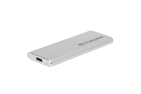 Transcend ESD260C, 250 GB, USB Type-C, 3.2 Gen 2 (3.1 Gen 2), Salasanasuojaus, Hopea