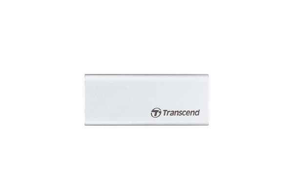 Transcend ESD260C - SSD - 500 GB - ekstern (bærbar) - USB 3.1 Gen 2 - sølv