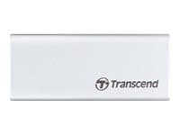 Transcend ESD260C - SSD - 500 GB - ekstern (bærbar) - USB 3.1 Gen 2 - sølv