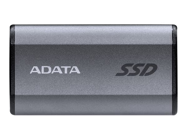 ADATA SE880 - SSD - 1 TB - extern (portabel) - USB 3.2 Gen 2 (USB-C kontakt) - titangrå
