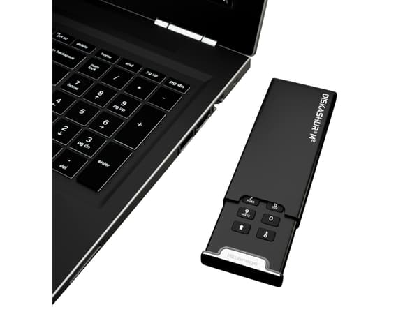 iStorage diskAshur M2 PIN, 2000 GB, Micro-USB B, 3.2 Gen 1 (3.1 Gen 1), 370 MB/s, Salasanasuojaus, Musta