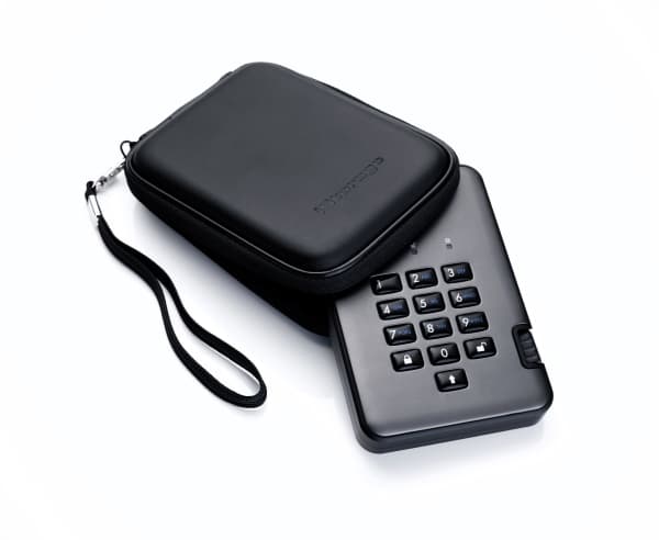 iStorage diskAshur PRO2, 4000 GB, USB Typ-A, 3.2 Gen 2 (3.1 Gen 2), 294 MB/s, 5 GT/s, Sort, Grafit
