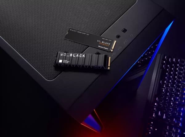 WD_BLACK SN850X NVMe SSD WDBB9G0010BNC - SSD - 1 TB - intern - M.2 2280 - PCIe 4.0 (NVMe) - svart