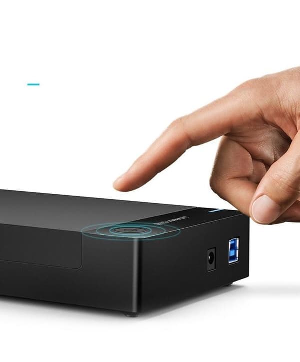 Ugreen 3.5'' SATA HDD Box USB 3.0 Drive - Svart