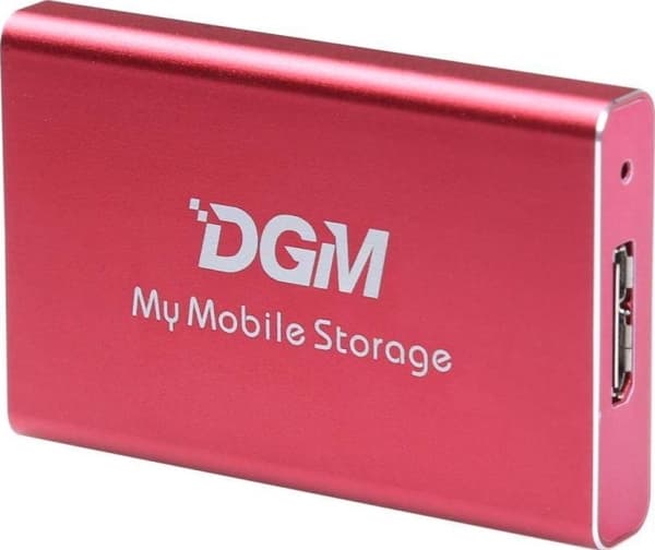 DGM My Mobile Storage 256 GB extern SSD röd (MMS256RD)