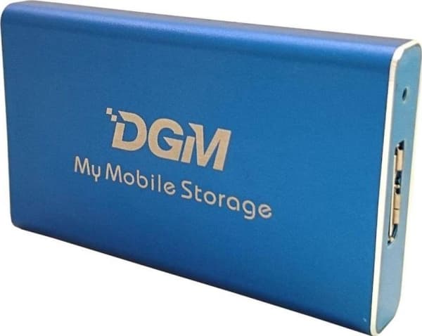 DGM My Mobile Storage 128 GB extern SSD blå (MMS128BL)
