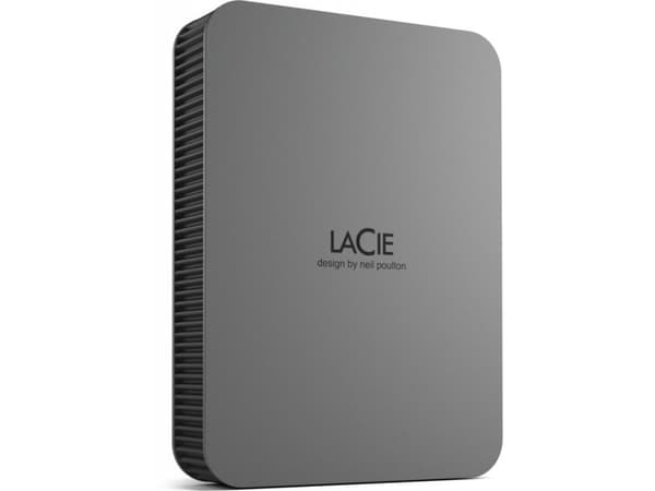 LaCie Mobile Drive STLR5000400 - Apple Exclusive - harddisk - 5 TB - ekstern (bærbar) - USB 3.2 Gen 1 (USB-C kontakt) - romgrå - med 3-års Seagate Re