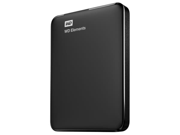 Western Digital WD Elements Portable, 1000 GB, 2.5", 3.2 Gen 1 (3.1 Gen 1), Musta