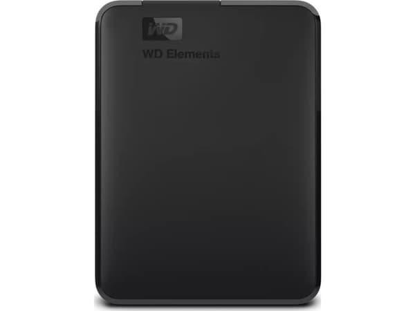Western Digital WD Elements Portable, 1000 GB, 2.5", 3.2 Gen 1 (3.1 Gen 1), Musta