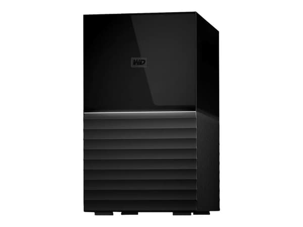 WD My Book Duo WDBFBE0440JBK - Hårddisk - krypterat - 44 TB - extern (desktop) - USB 3.2 Gen 1 - 256 bitars AES