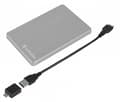 Miniatyrbild 3 av 4: Verbatim STORE´N´GO ALU SLIM 2.5" (6,35CM) 1TB USB 3.2 GEN1 SILVER