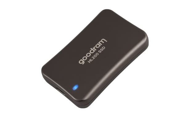 GOODRAM HL200 - SSD - 256 GB - ekstern (bærbar) - USB 3.2 Gen 2 (USB-C kontakt)