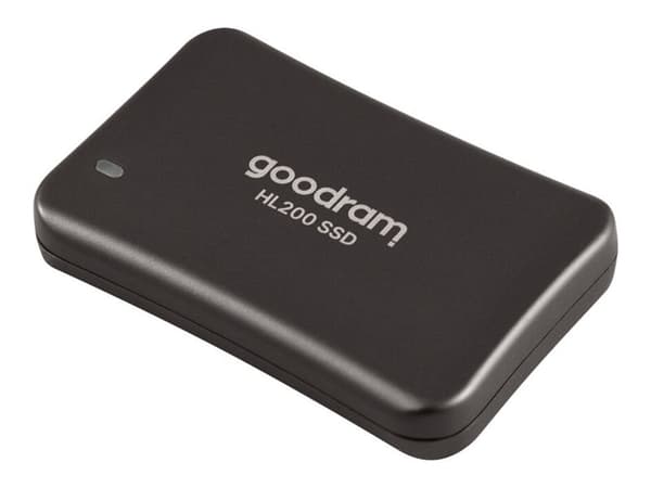 GOODRAM HL200 - SSD - 1 TB - ekstern (bærbar) - USB 3.2 Gen 2 (USB-C kontakt)