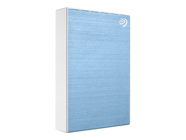 Seagate One Touch STKY2000402 - Harddisk - 2 TB - ekstern (bærbar) - USB 3.0 - lys blå - med Seagate Rescue Data Recovery