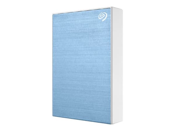 Seagate One Touch STKY2000402 - Harddisk - 2 TB - ekstern (bærbar) - USB 3.0 - lys blå - med Seagate Rescue Data Recovery